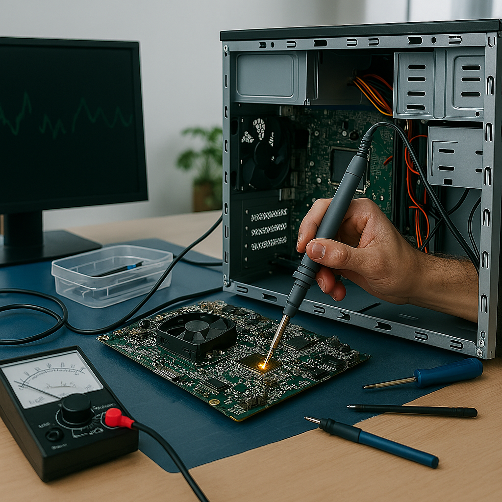 Scène de réparation